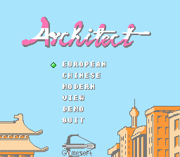 Architect for Dr. PC Jr. Title Screen
